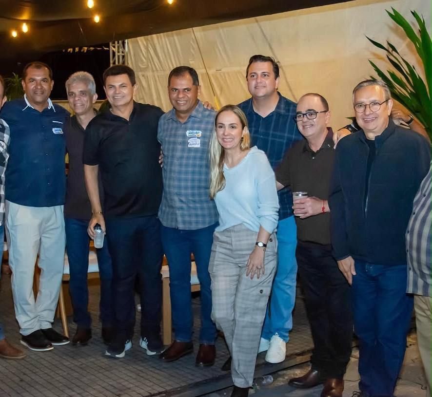 Prefeito Cristiano Viana cumpre agenda ao lado de Valmir em Pinhão