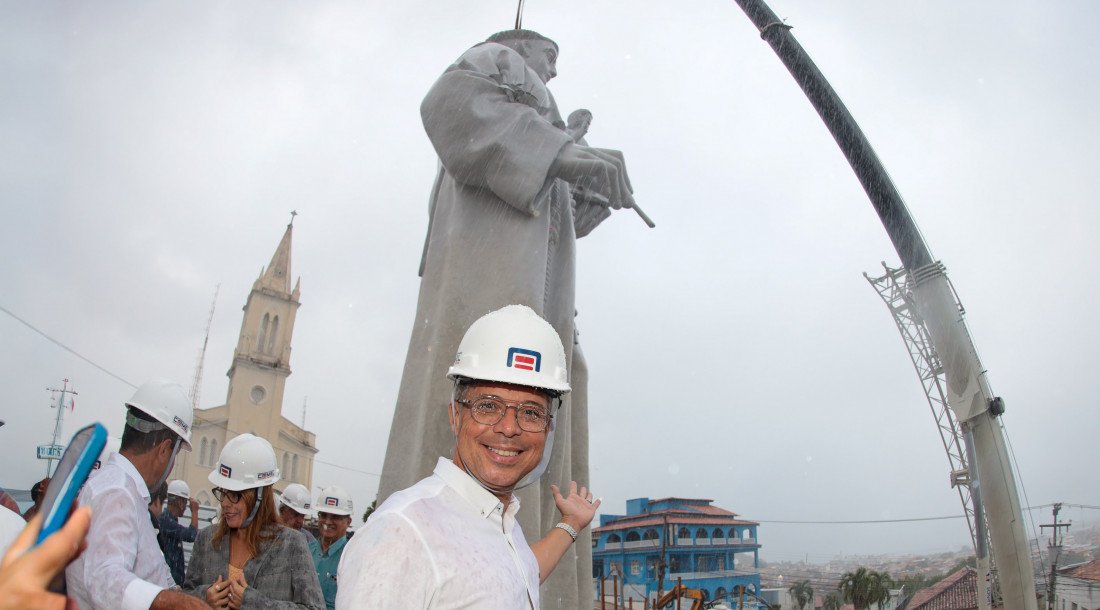 GOVERNO DE SE ENTREGA MONUMENTO DE SANTO ANTÔNIO EM ARACAJU PARA FORTALECIMENTO DO TURISMO RELIGIOSO