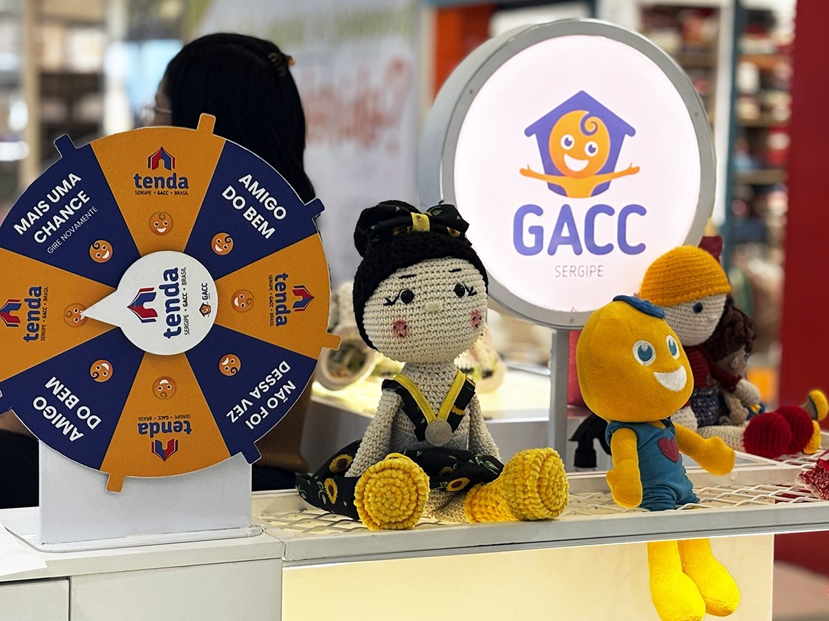 GACC leva produtos solidários para o Shopping Jardins, em Aracaju