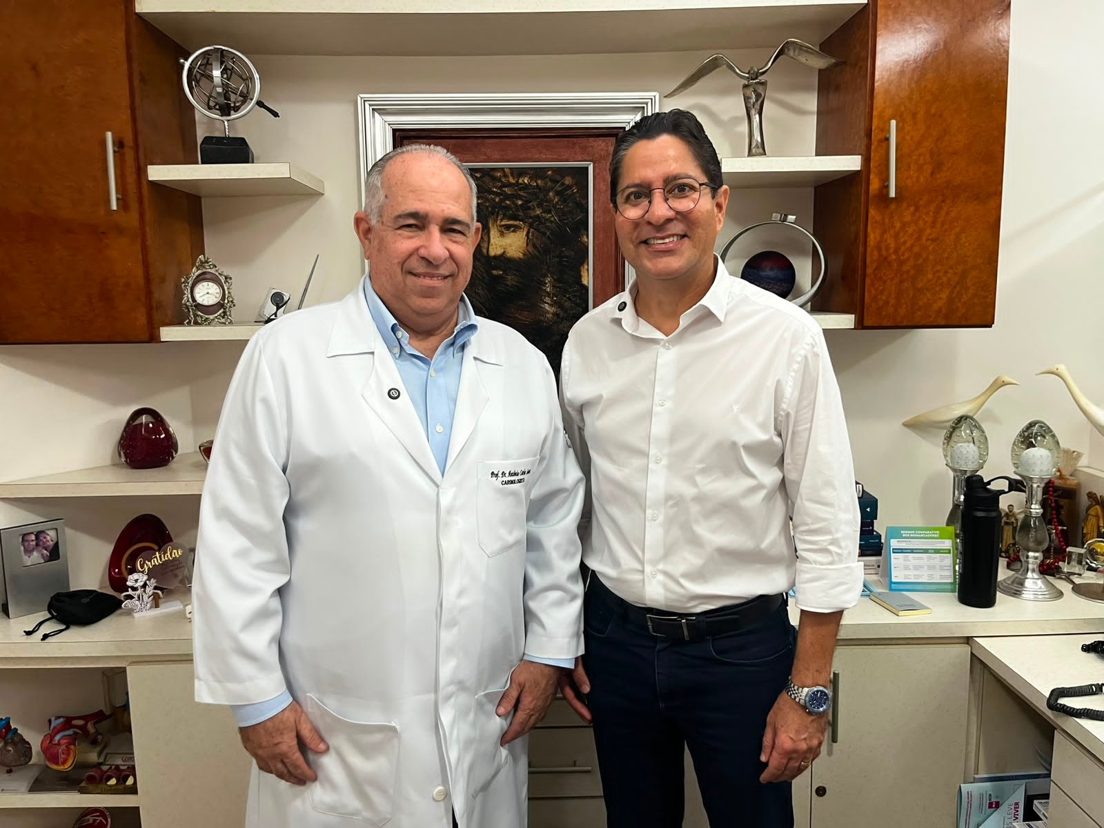 Ricardo Marques visita médico e pesquisador e debate os desafios da saúde em Sergipe