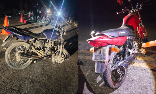 ACIDENTE ENVOLVENDO MOTOCICLETAS DEIXA DUAS PESSOAS MORTAS EM UM FERIDO EM CANINDÉ DO SÃO FRANCISCO