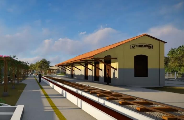 Prefeitura de São Cristóvão fará restauração urbanística da Estação Ferroviária e Capelinha