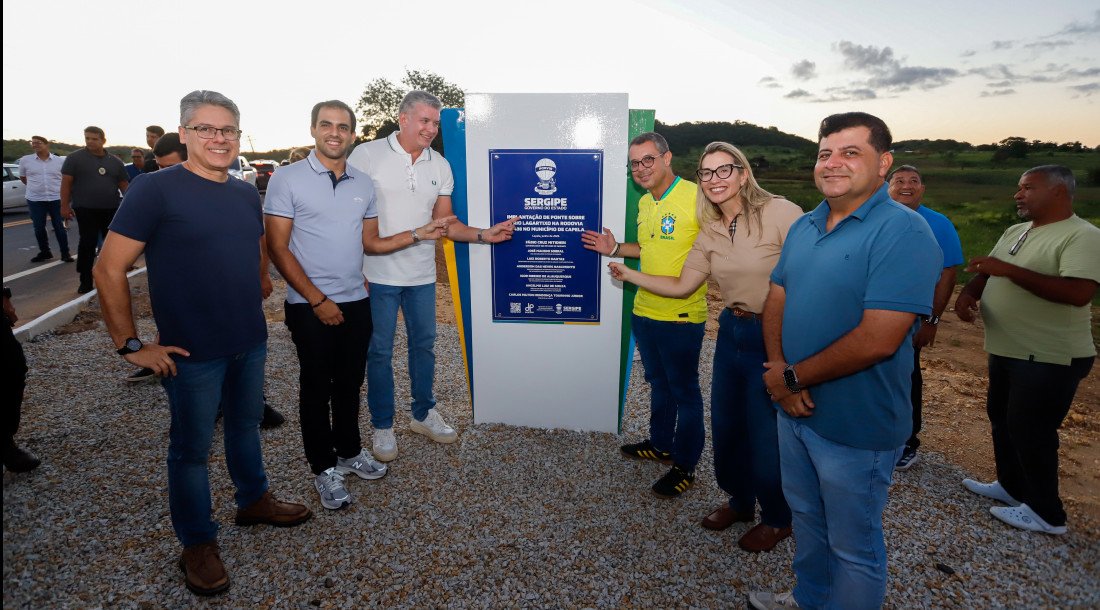 Governo entrega mais de R$ 50 milhões em obras viárias em Capela