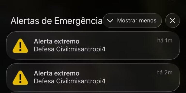 Sistema da Defesa Civil é suspenso após invasão e disparo falso