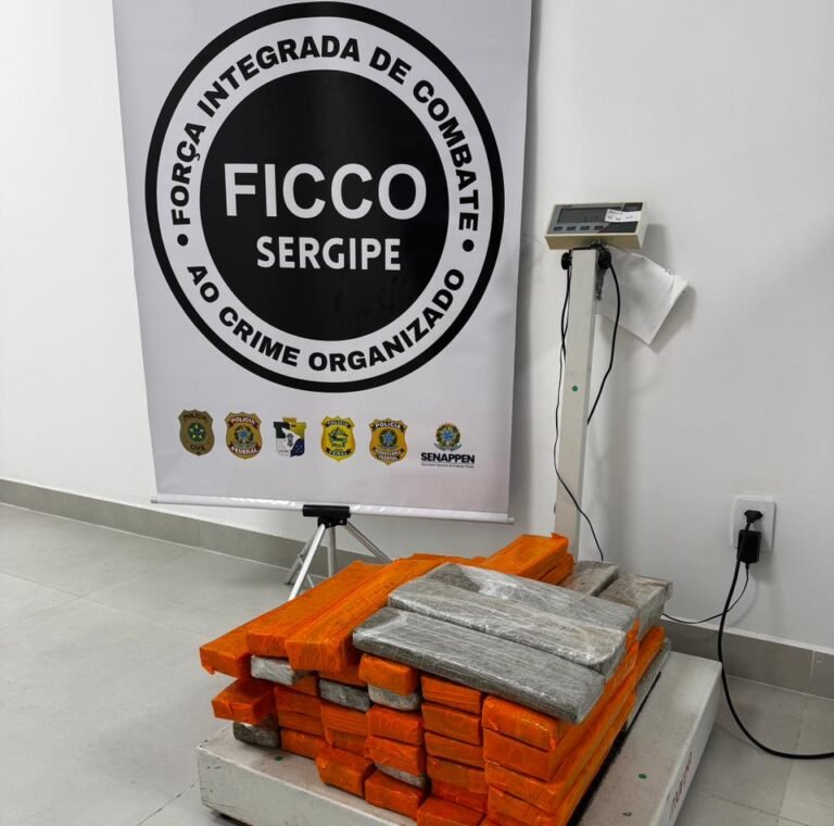 FICCO/SE realiza prisão e apreensão de cerca de 52 kg de maconha