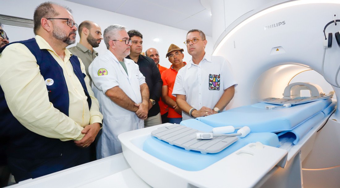 GOVERNO  ENTREGA 1ª RESSONÂNCIA MAGNÉTICA PÚBLICA DO INTERIOR E AMPLIA ESTRUTURA DO HOSPITAL  DE ITABAIANA