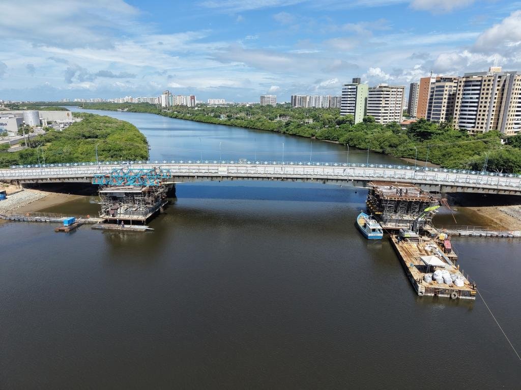 DUPLICAÇÃO DA PONTE GODOFREDO DINIZ AVANÇA E ALTERA O TRÂNSITO A PARTIR DESTA QUINTA-FEIRA, EM ARACAJU