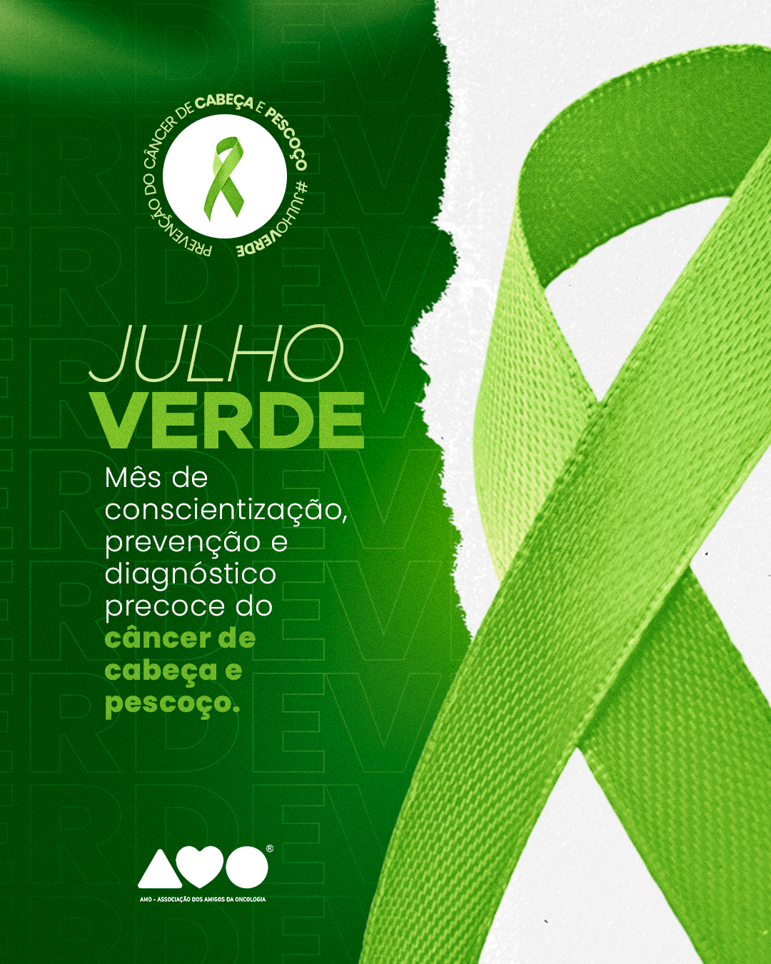 CAMPANHA  REFORÇA A IMPORTÂNCIA DO DIAGNÓSTICO PRECOCE E DA PREVENÇÃO DO CÂNCER DE CABEÇA E PESCOÇO
