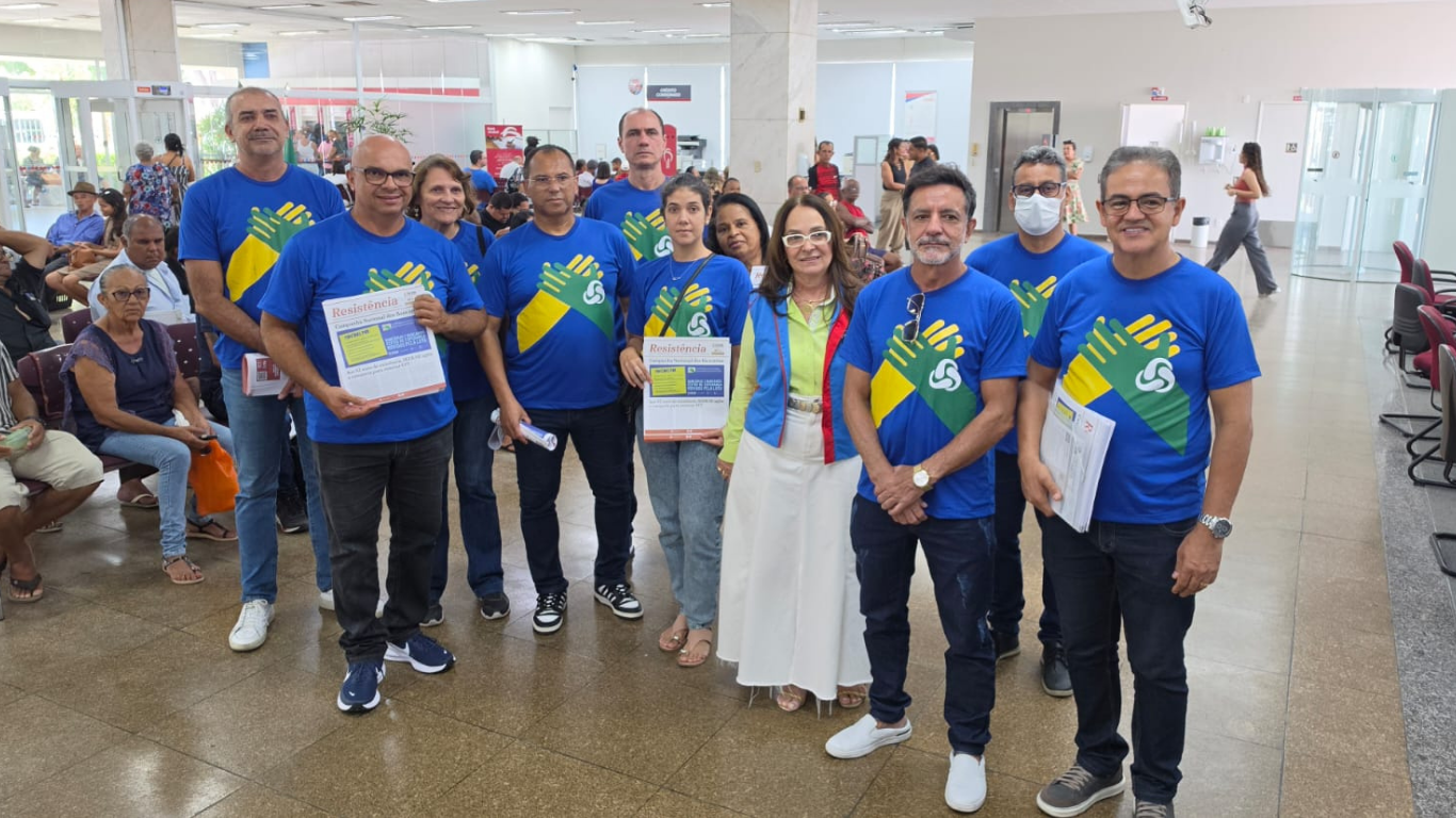 SEEB SERGIPE VISITA AS AGÊNCIAS COM UM BOLETIM SOBRE AS NEGOCIAÇÕES DA CAMPANHA DOS BANCÁRIOS 2026