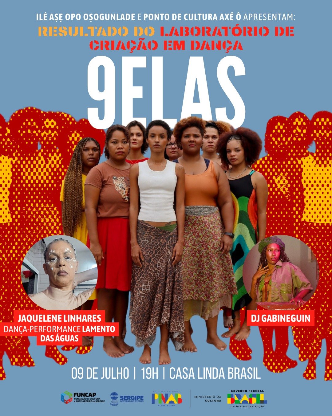 Espetáculo de dança “9ELAS” estreia em Aracaju com investigação cênica