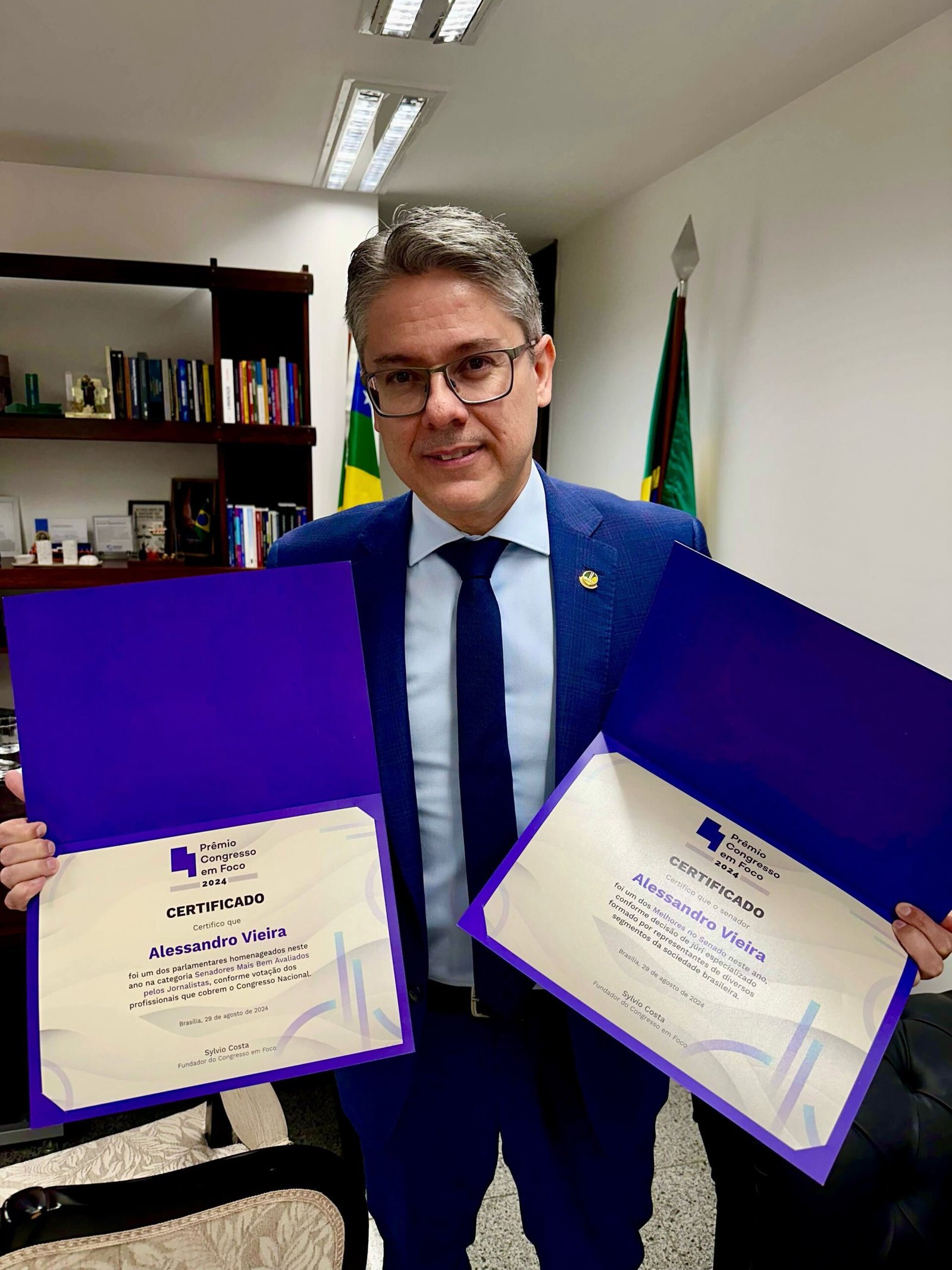 Alessandro Vieira é um dos indicados ao Prêmio Congresso em Foco