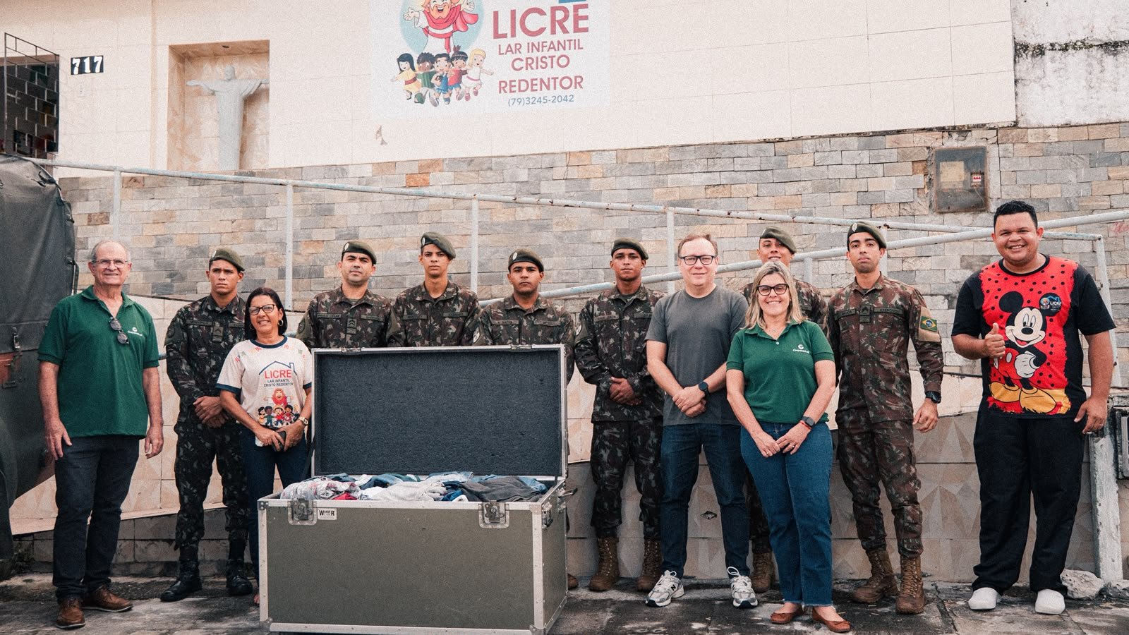 Solidariedade: Coopanest-SE, Saese e 28º BC promovem campanha do agasalho