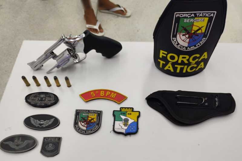 HOMEM É PRESO POR VIOLÊNCIA DOMÉSTICA E UMA ARMA DE FOGO É APREENDIDA EM NOSSA SENHORA DO SOCORRO