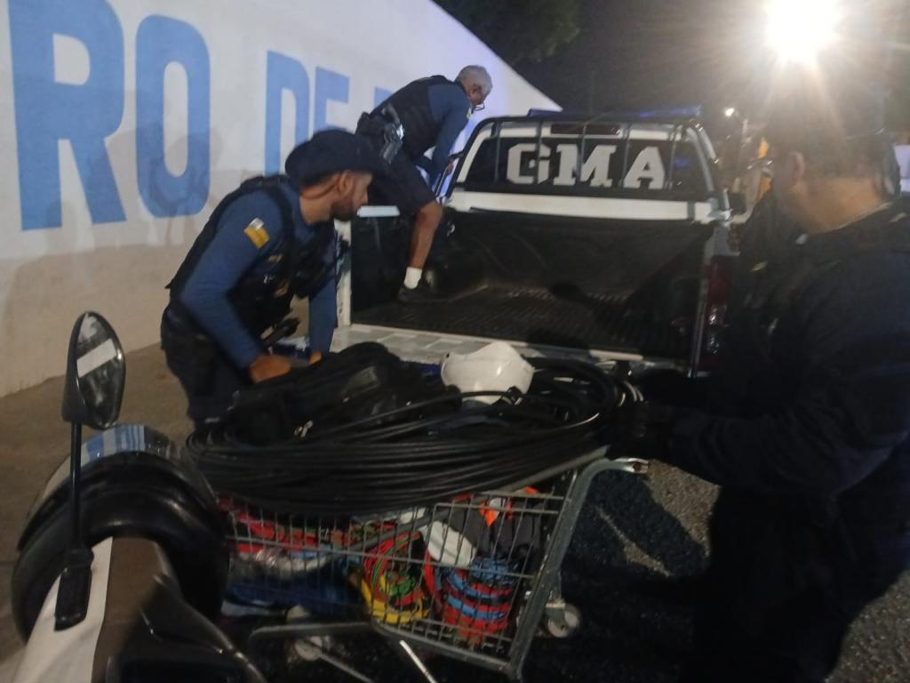 GMA prende três suspeitos de furtar fiação elétrica na Zona Sul de Aracaju