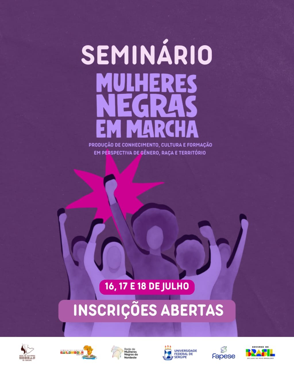 Seminário Mulheres Negras em Marcha acontece na UFS com inscrições abertas