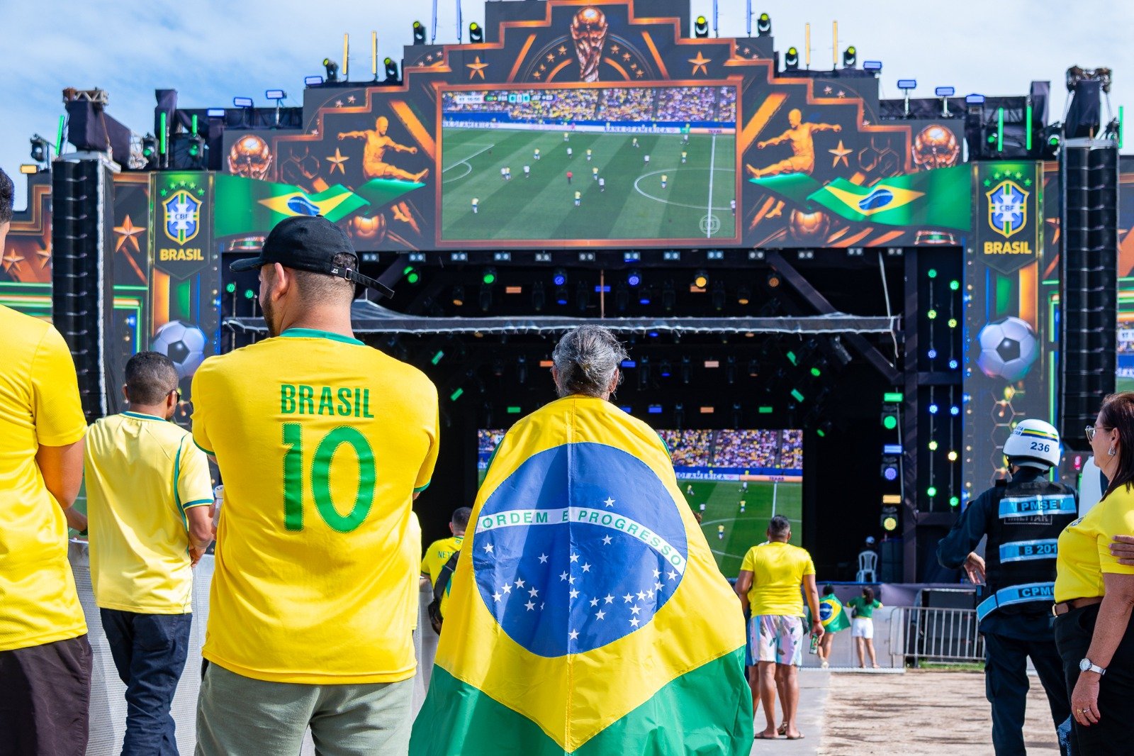 Confira a programação do Arraiá do Povo no dia do jogo do Brasil no domingo