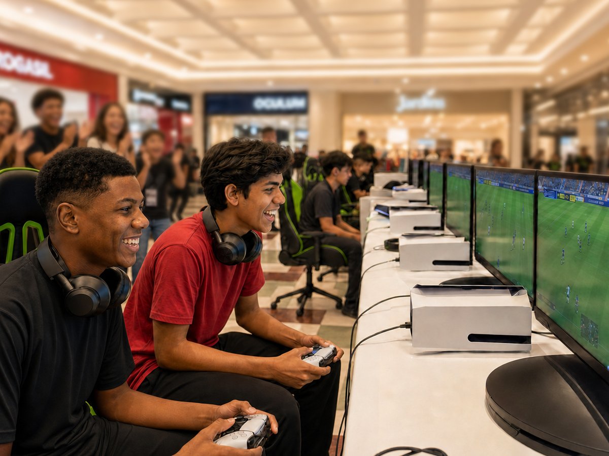 Shopping Jardins recebe Copa de Futebol Digital da FSFDE, em Aracaju
