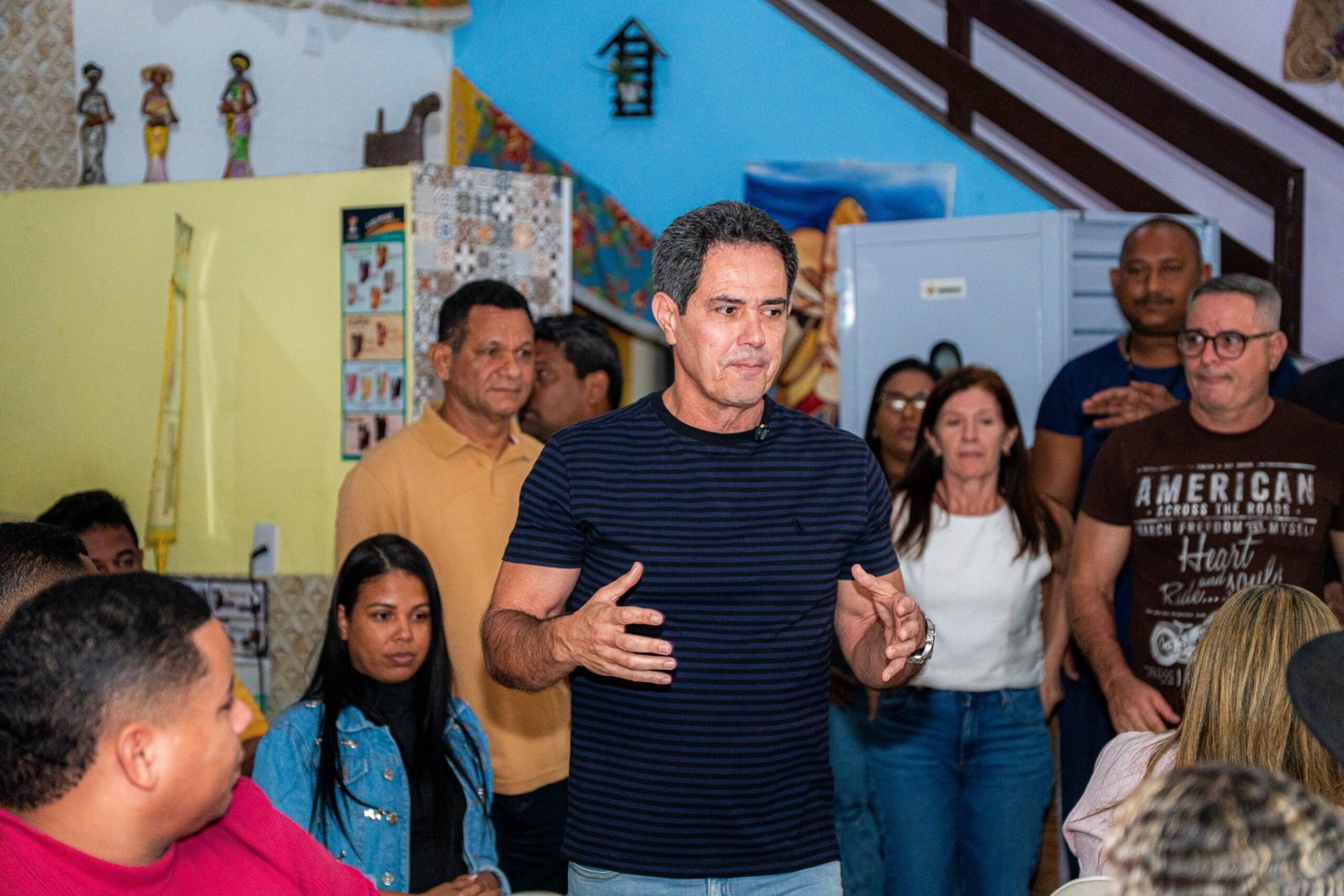 Robson Viana se reúne com moradores do Augusto Franco para ouvir a comunidade