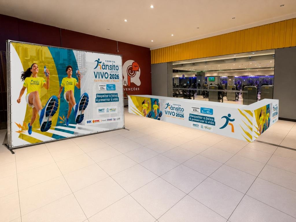 ENTREGA DOS KITS DA CORRIDA TRÂNSITO VIVO SERÁ REALIZADA NOS PRÓXIMOS DIAS 28 E 29 DE JULHO EM ARACAJU