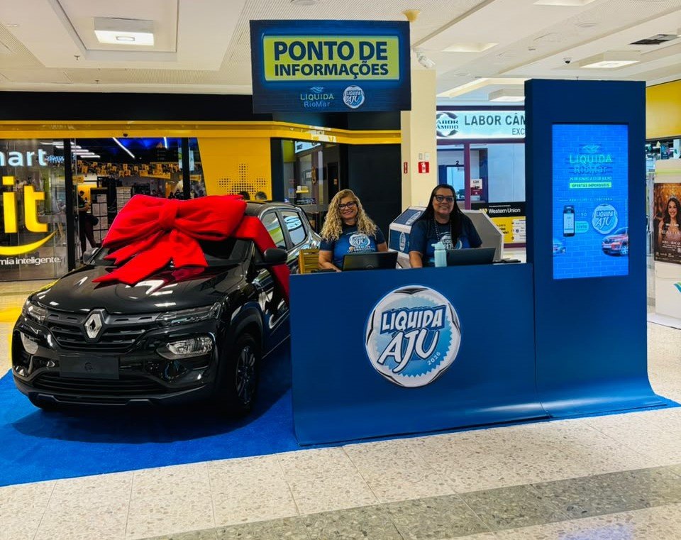 Últimos dias para concorrer a um carro zero quilômetro nos shoppings Jardins e RioMar
