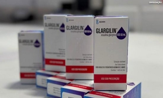 Sergipe recebe mais de 16 mil tubetes de insulina glargina para aplicação pelo SUS