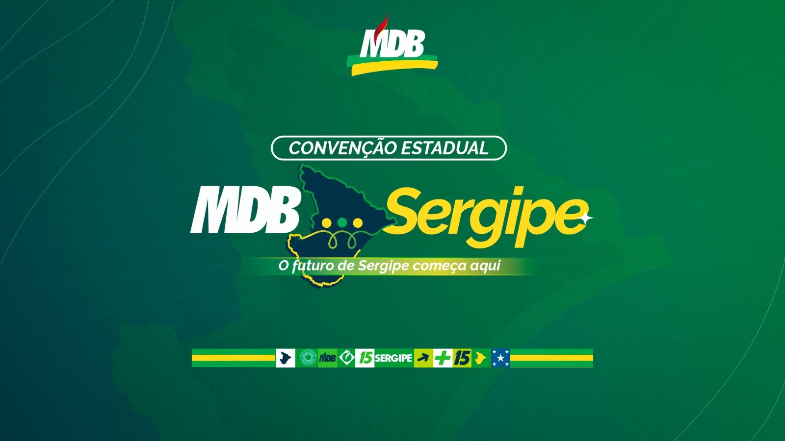 MDB Sergipe realiza convenção partidária neste sábado, dia 25