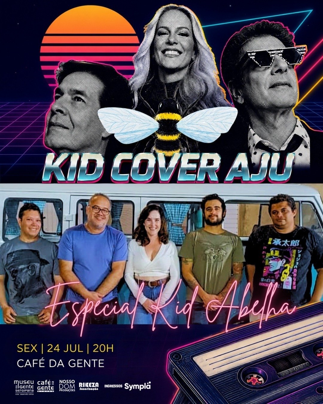 Especial Kid Abelha celebra o Mês do Rock com show da banda Kid Cover Aju