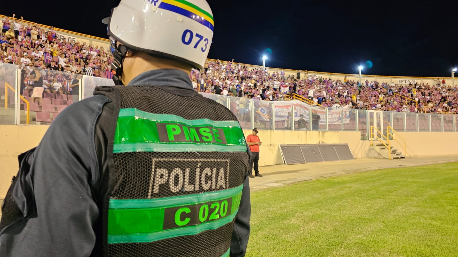 Polícia Militar garante segurança durante clássico entre Confiança e Itabaiana