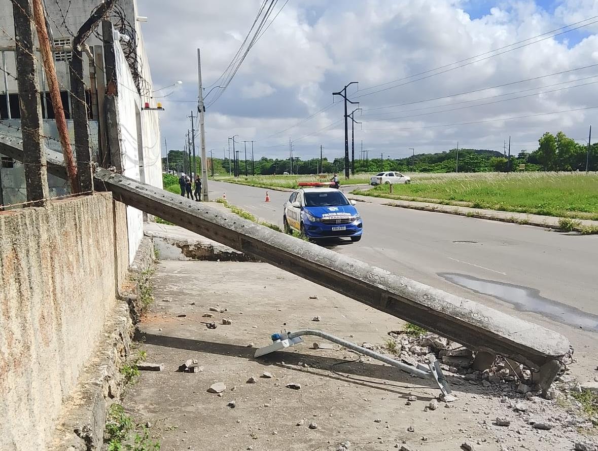 Energisa registra 141 ocorrências de colisão em postes este ano; Aracaju lidera o ranking das ocorrências