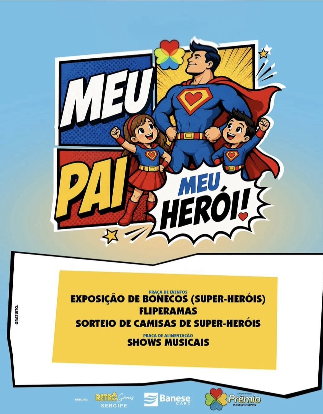 Fim de semana dos pais tem programação especial no Shopping Prêmio