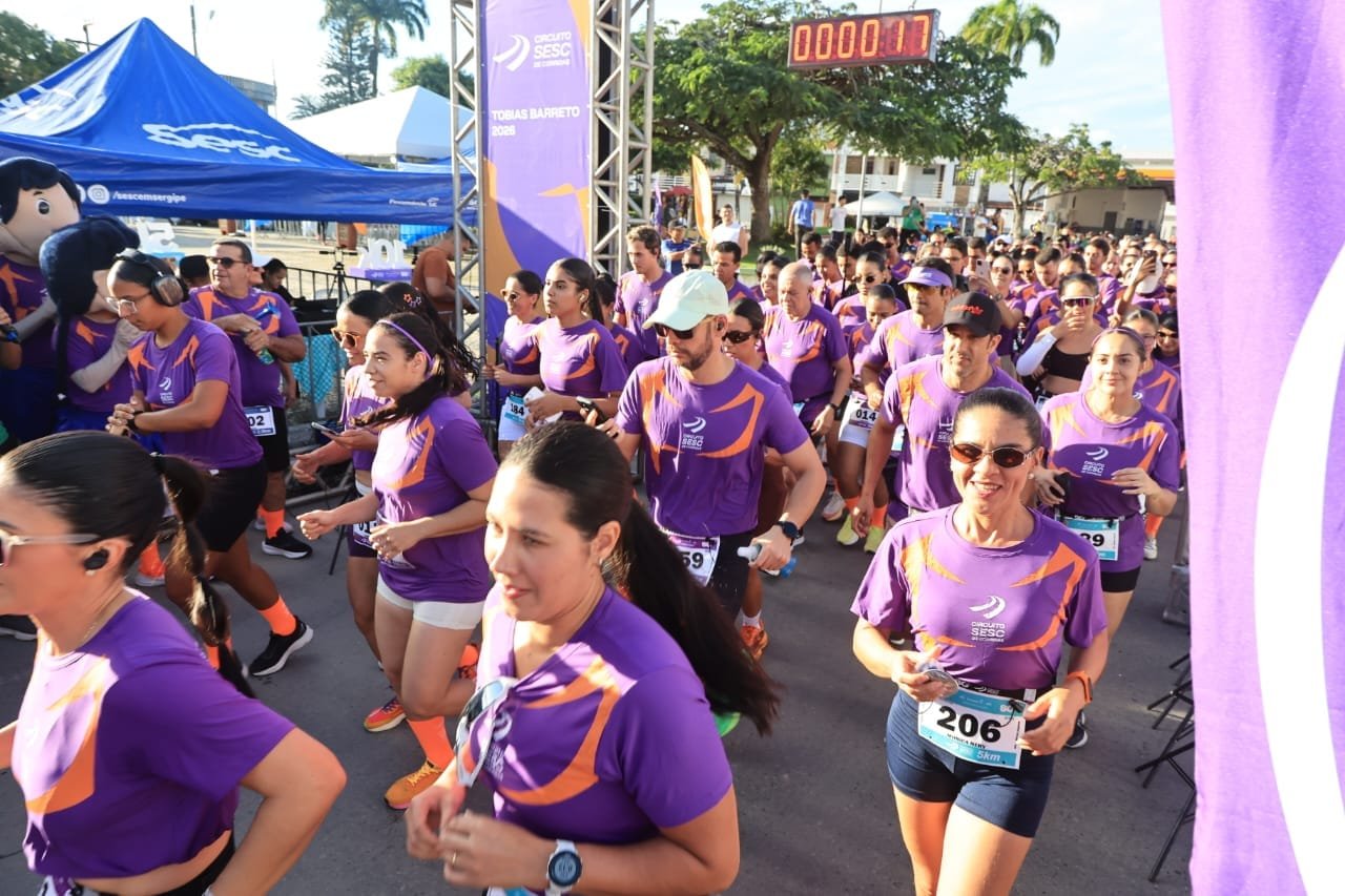 Circuito Sesc de Corridas acontecerá no dia 12 de setembro em Aracaju