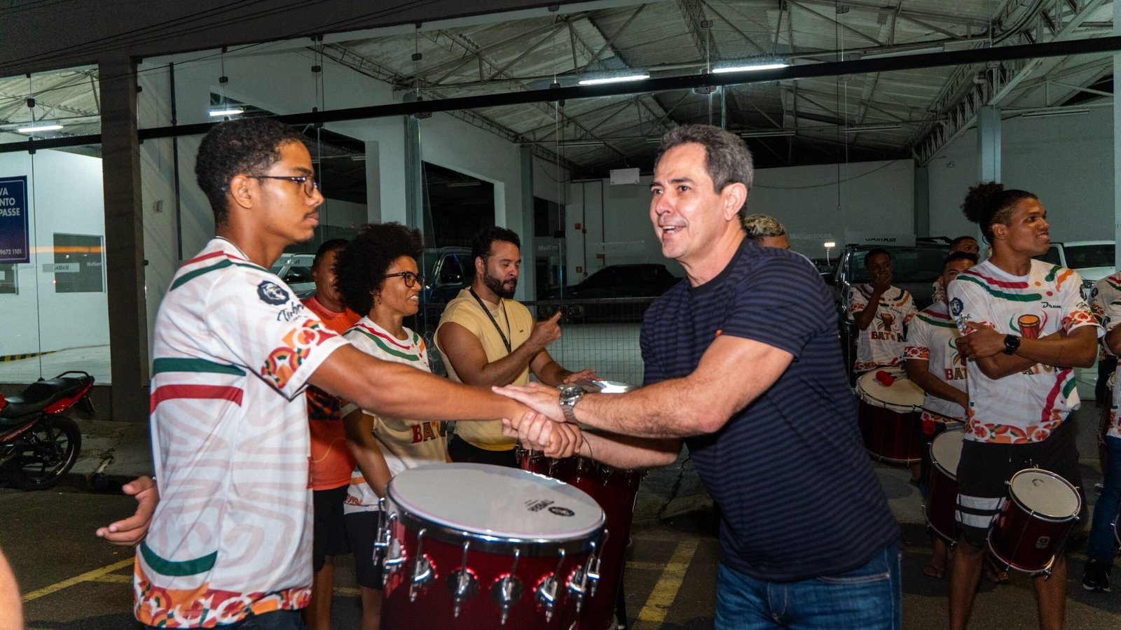 Robson Viana se reúne com grupo Batok e reforça compromisso com a cultura sergipana