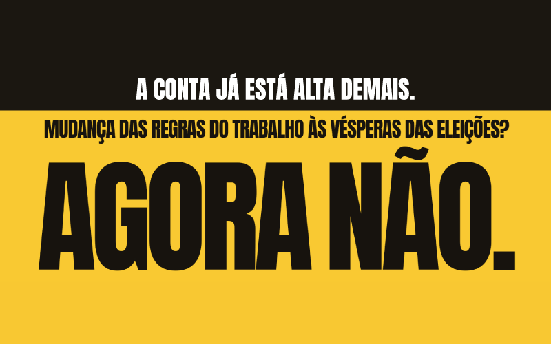 COMÉRCIO, SERVIÇOS E TURISMO FAZEM APELO PARA QUE PEC DO FIM DA ESCALA 6X1 NÃO SEJA VOTADA ANTES DAS ELEIÇÕES