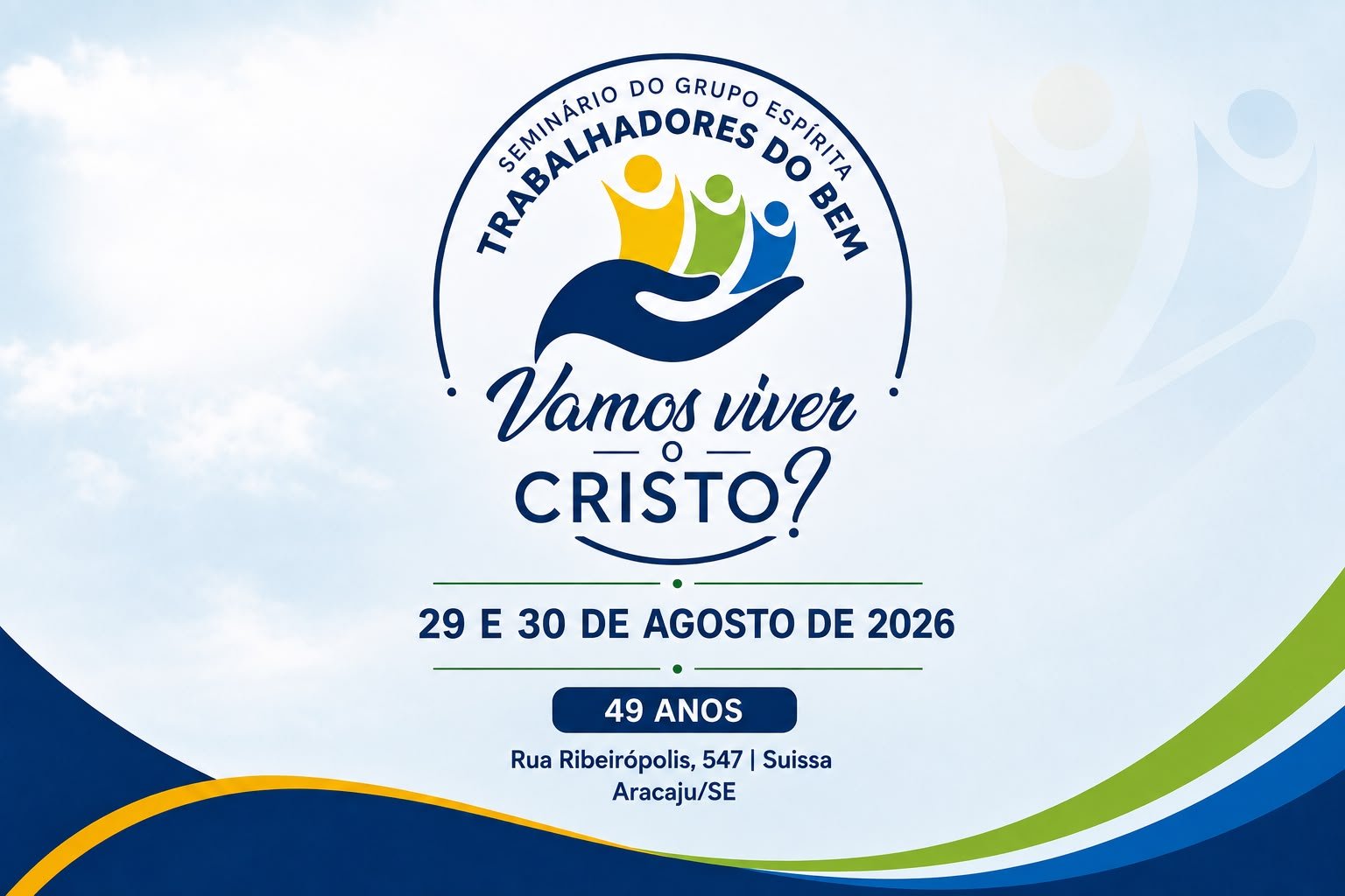 Grupo Espírita Trabalhadores do Bem celebra 49 anos com seminário em Aracaju