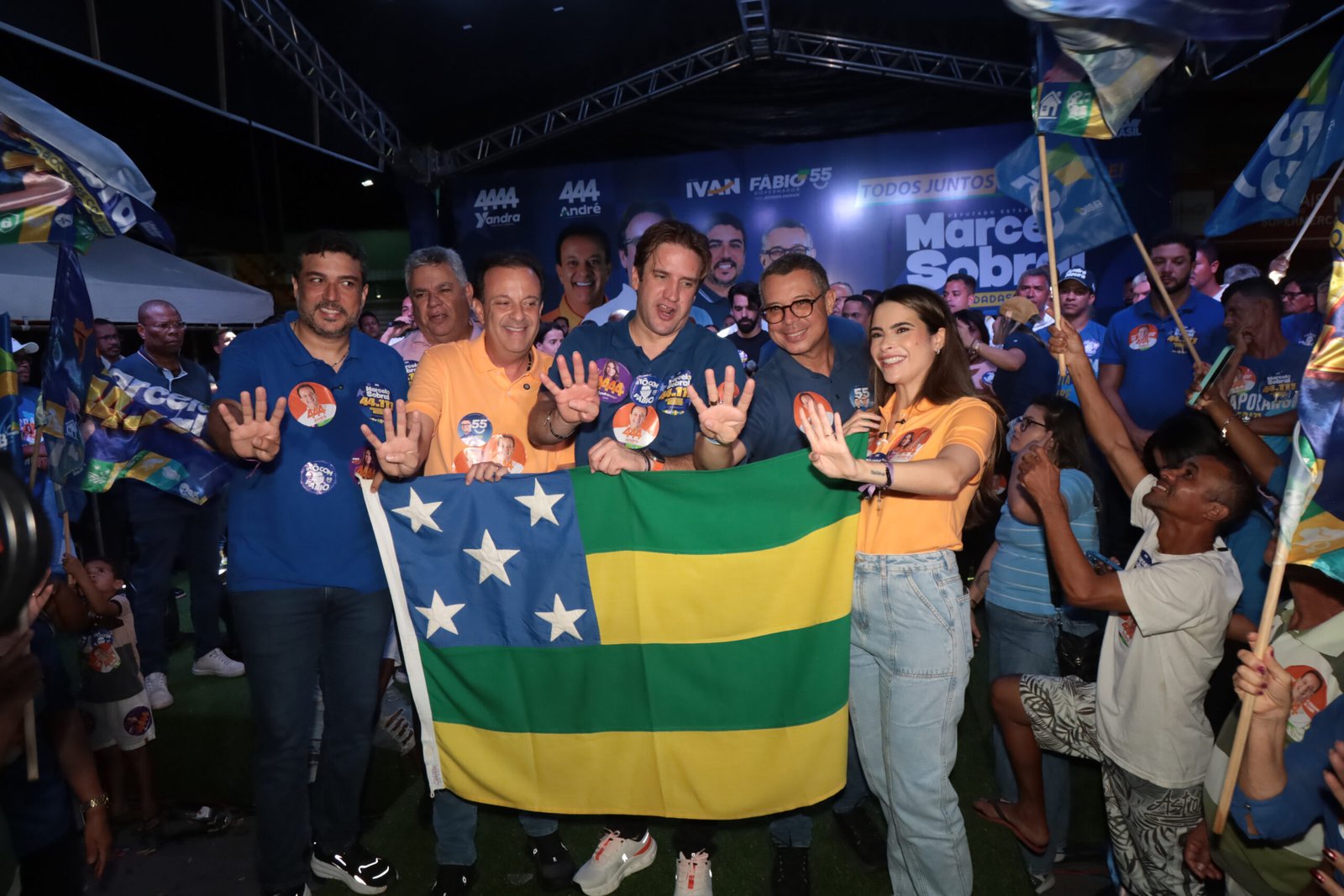 Ao lado do deputado Marcelo, Yandra avança com apoio da família Sobral em Itaporanga