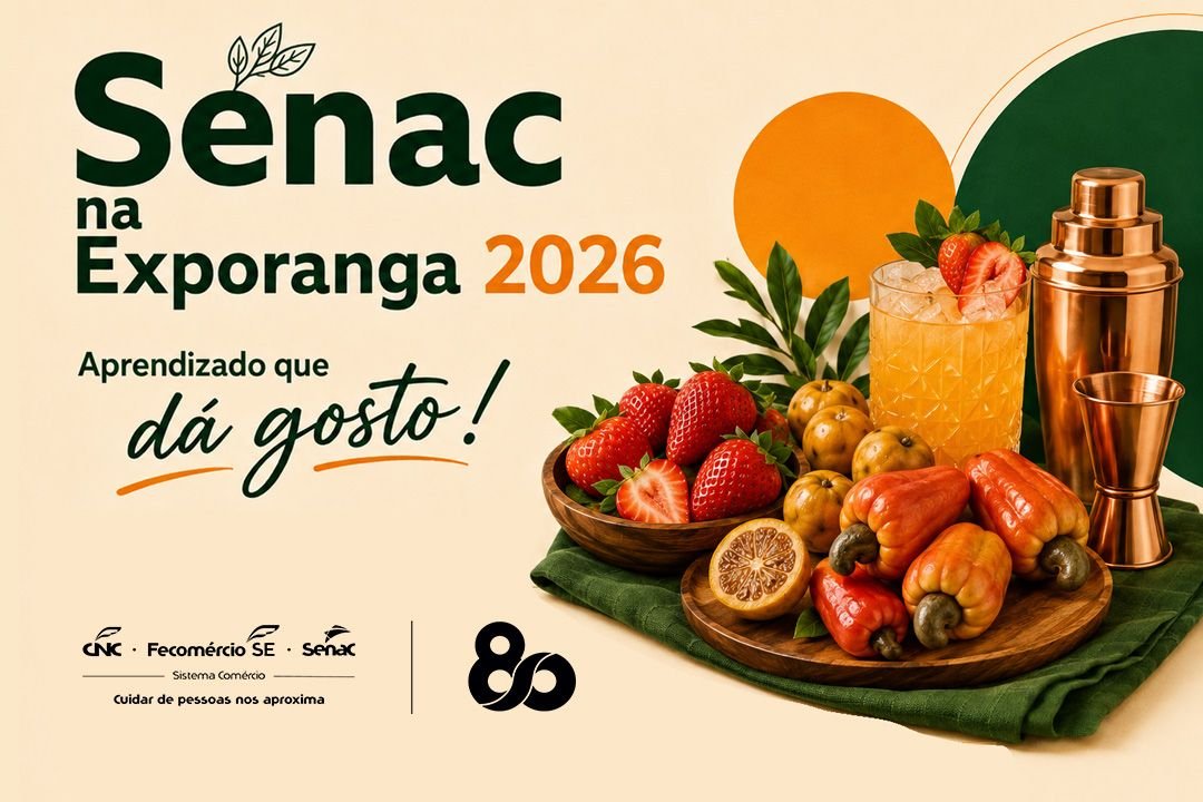 Senac leva técnicas de coquetelaria e qualificação profissional para a 3ª Exporanga
