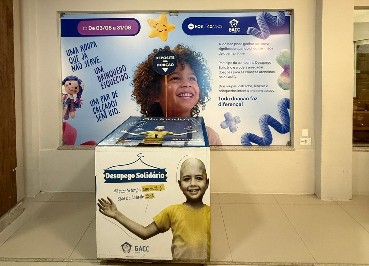 Hospital de Olhos de SE promove campanha solidária em apoio às crianças atendidas pelo GACC