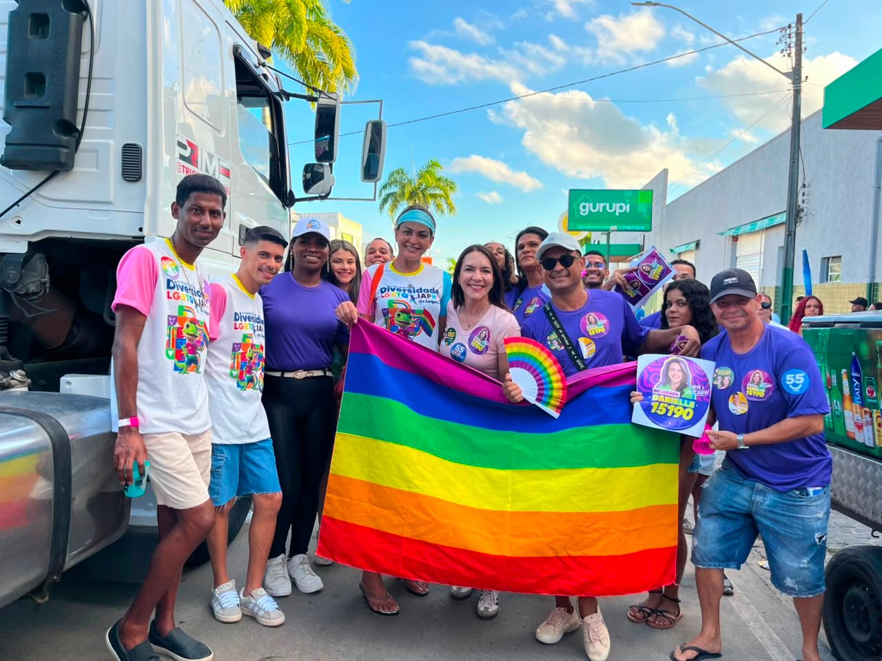 Delegada Danielle acompanha Parada da Diversidade em Lagarto