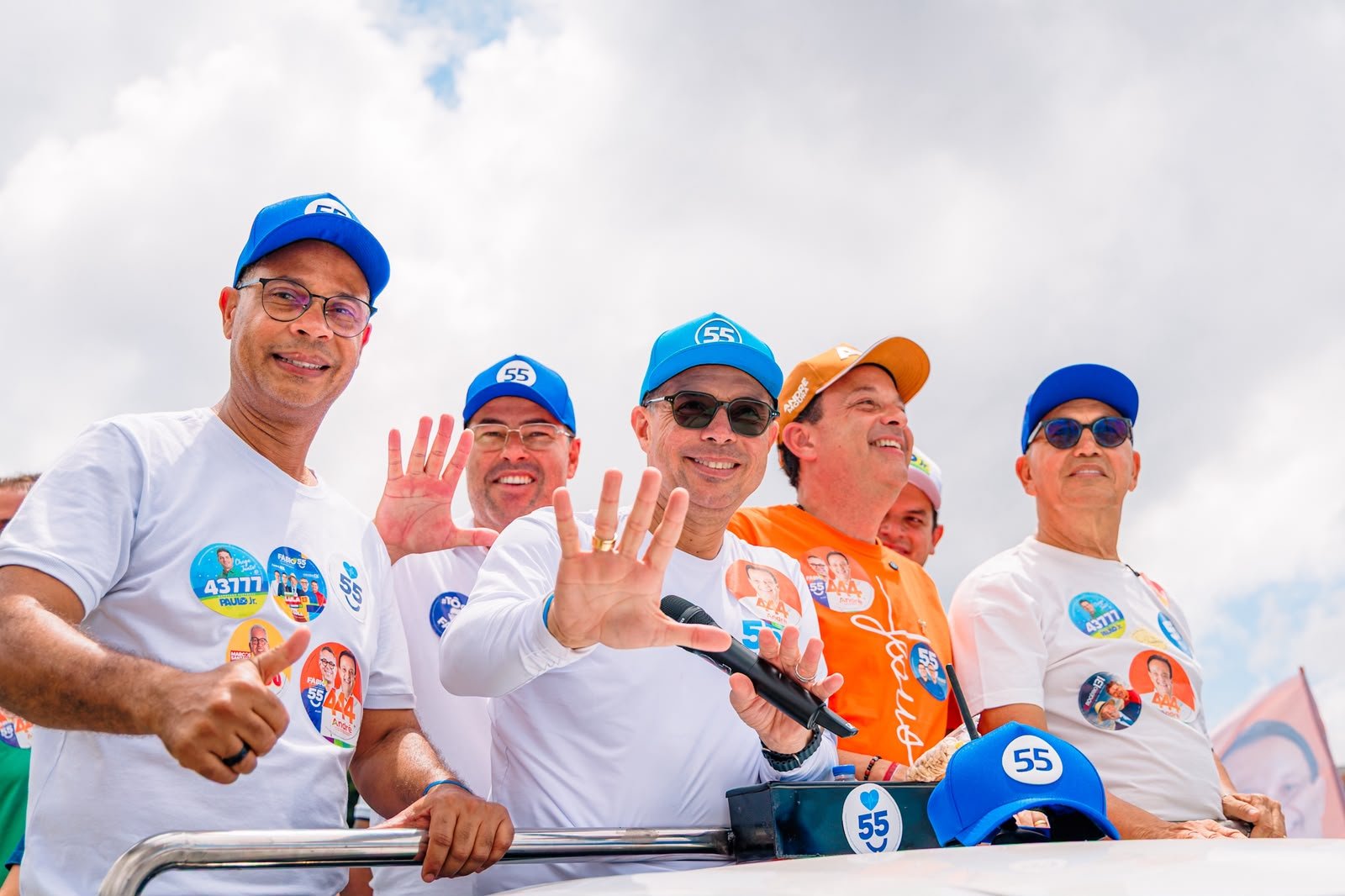 Multidão participa de ato do governador Fábio Mitidieri em São Cristóvão