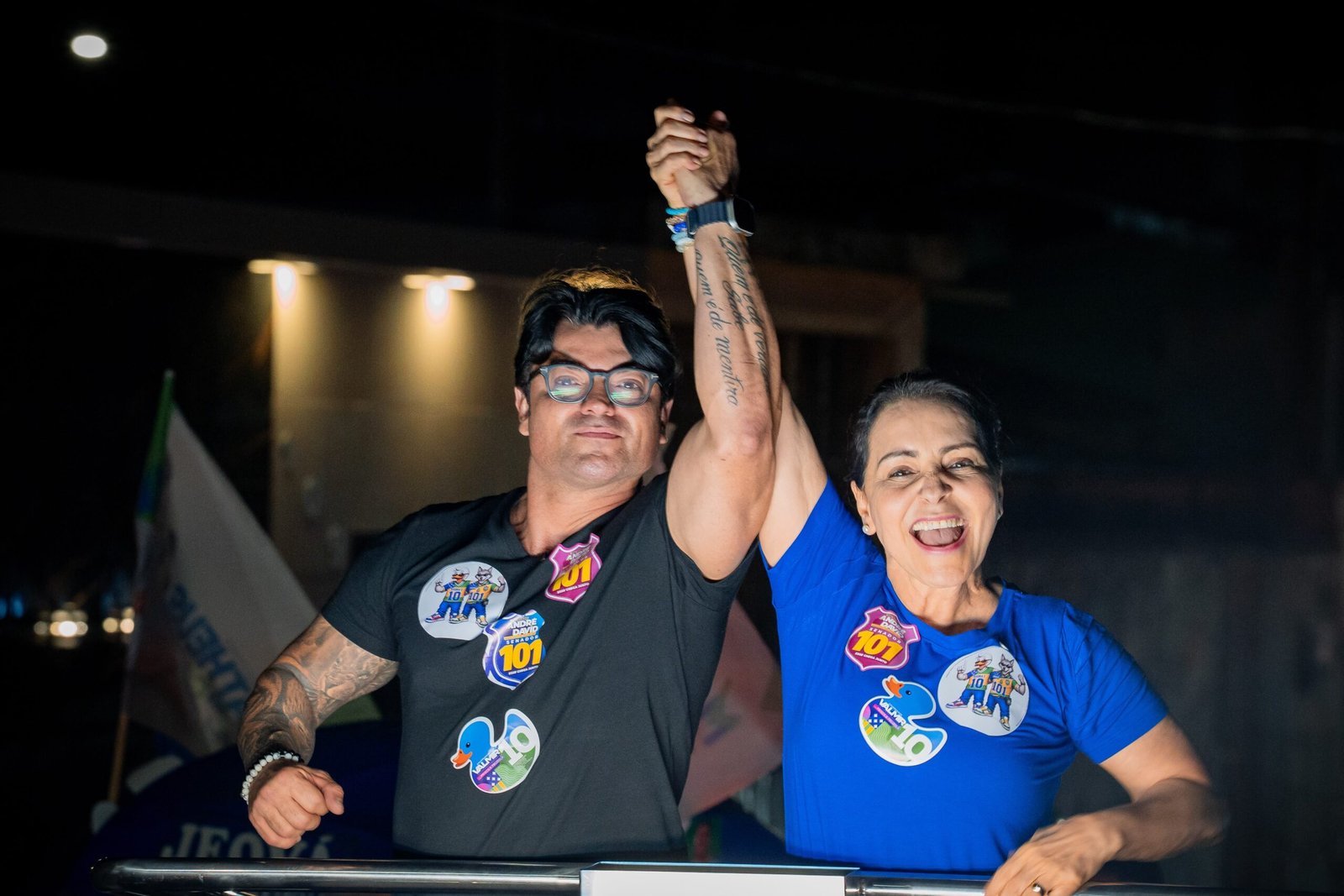 Emília e André David realizam carreata no Bugio e mobilizam moradores