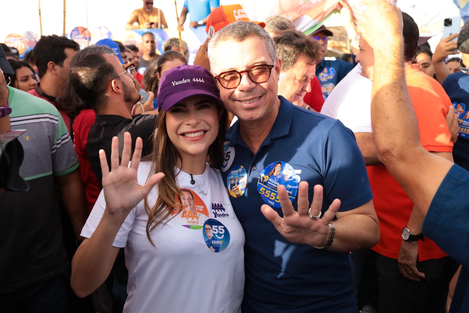 Yandra Moura leva onda roxa às ruas no município de Monte Alegre