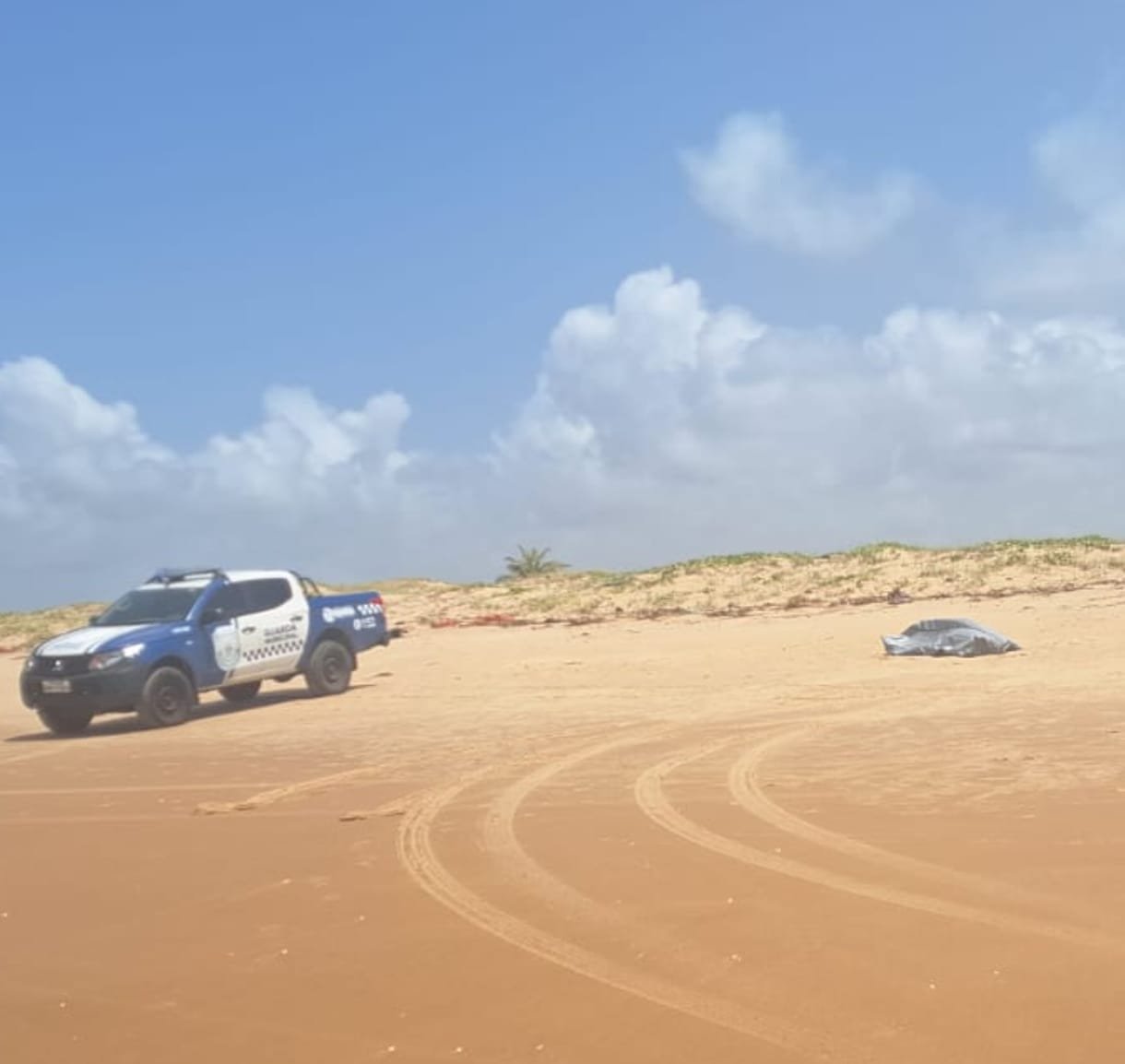 Corpo de homem vítima de afogamento em Pirambu é localizado na praia do Jatobá, na Barra dos Coqueiros