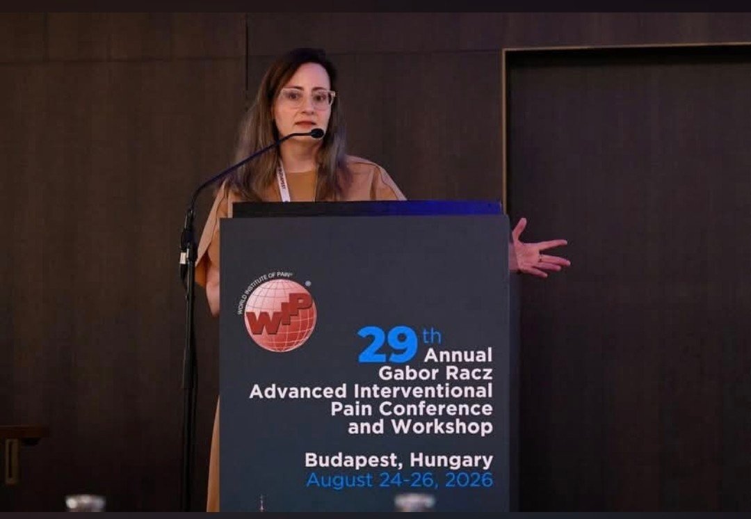 ANESTESISTA DO HOSPITAL PRIMAVERA PARTICIPA DE CONFERÊNCIA  DE MEDICINA DA DOR EM BUDAPESTE