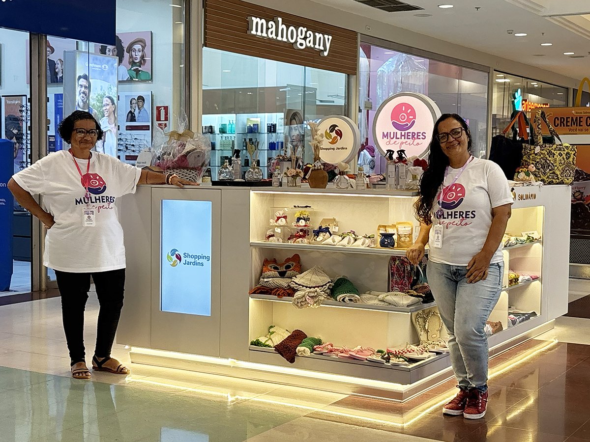 Mulheres de Peito e ASA ocupam quiosques em shoppings de Aracaju