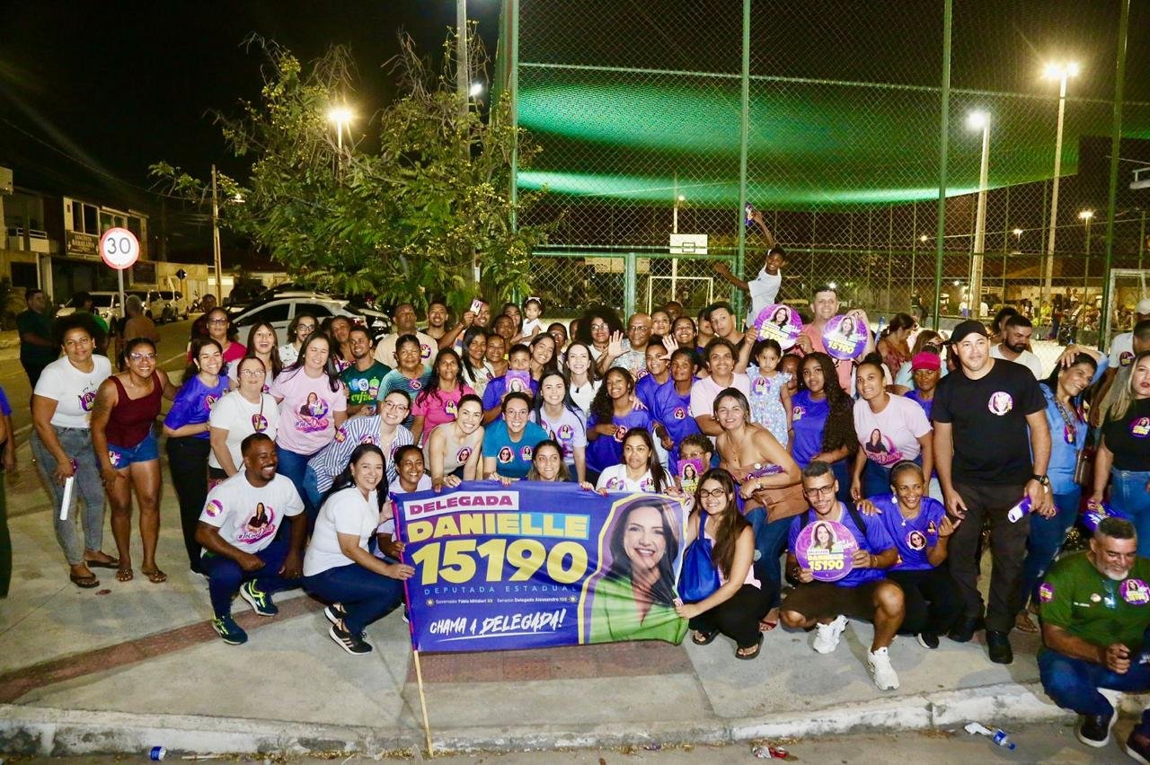 Caminhada do Recanto da Paz reúne apoiadores da Delegada Danielle em Aracaju