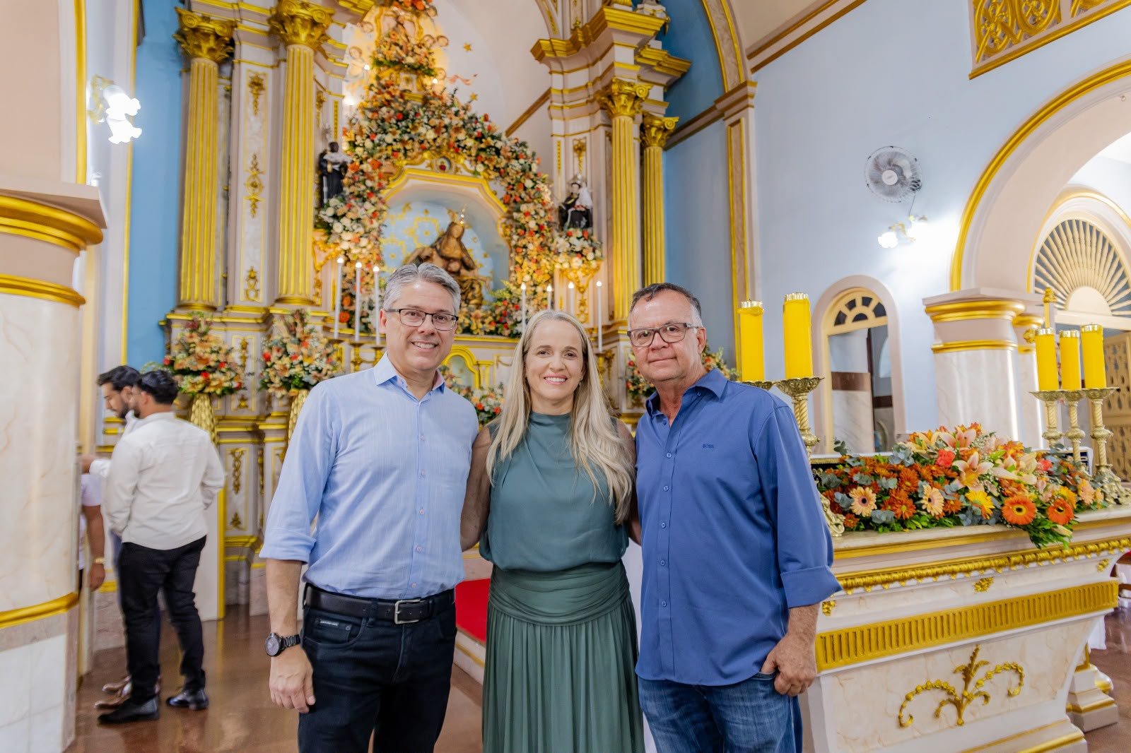 DELEGADO ALESSANDRO VIEIRA PARTICIPA DE MISSA SOLENE EM HOMENAGEM À PADROEIRA DO MUNICÍPIO DE LAGARTO