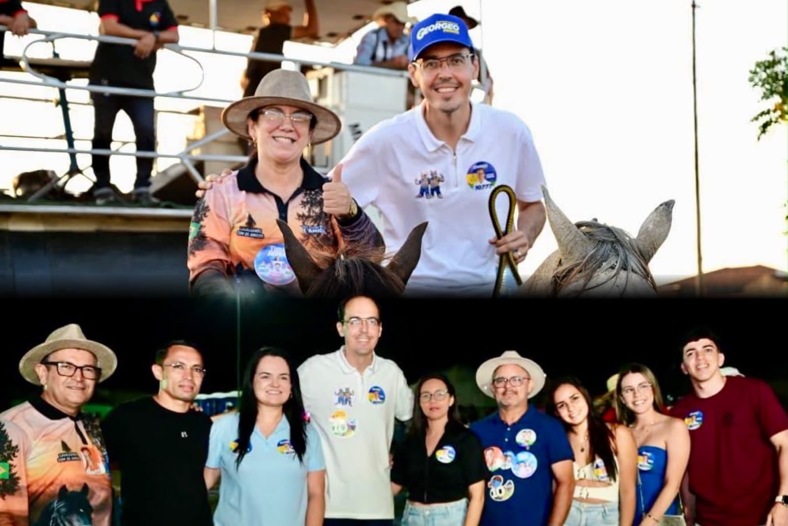 Georgeo Passos prestigia cavalgadas em Monte Alegre e Nossa Senhora Aparecida