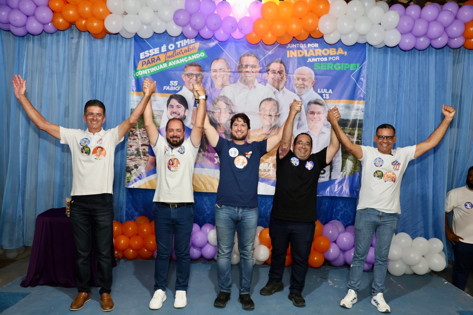 Indiaroba reafirma apoio a Jorginho Araujo e vereador Moaci Gois reconhece
