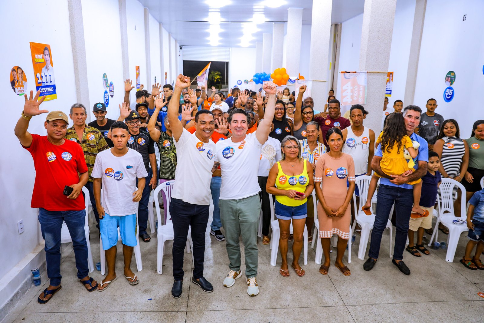 Gustinho recebe forte apoio durante encontro em Nossa Senhora do Socorro