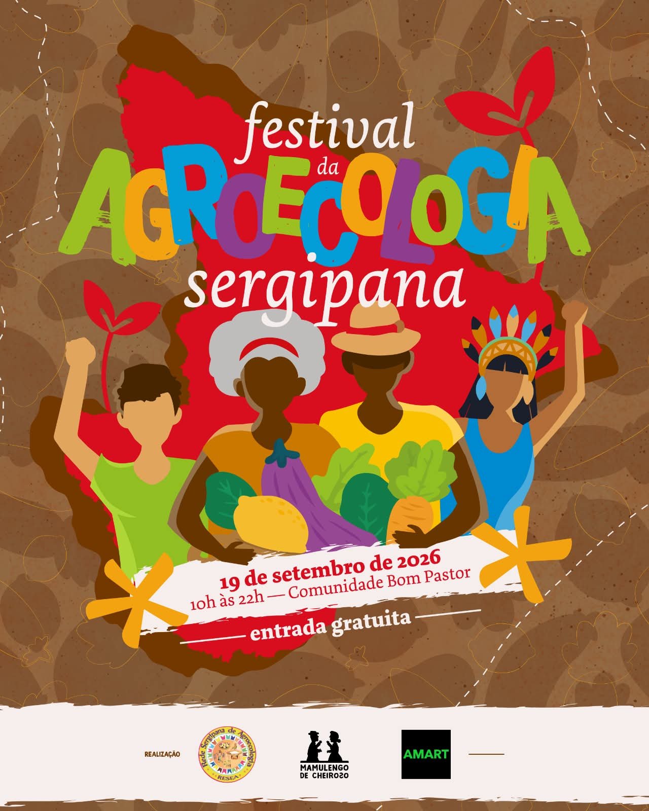 FESTIVAL REÚNE FEIRA AGROECOLÓGICA, DEBATES, CULTURA POPULAR E MOBILIZAÇÃO POLÍTICA EM ARACAJU NO DIA 19